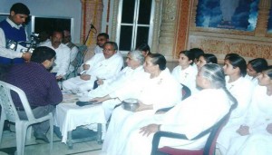 Dadi J;;anki Ji during Press Meet